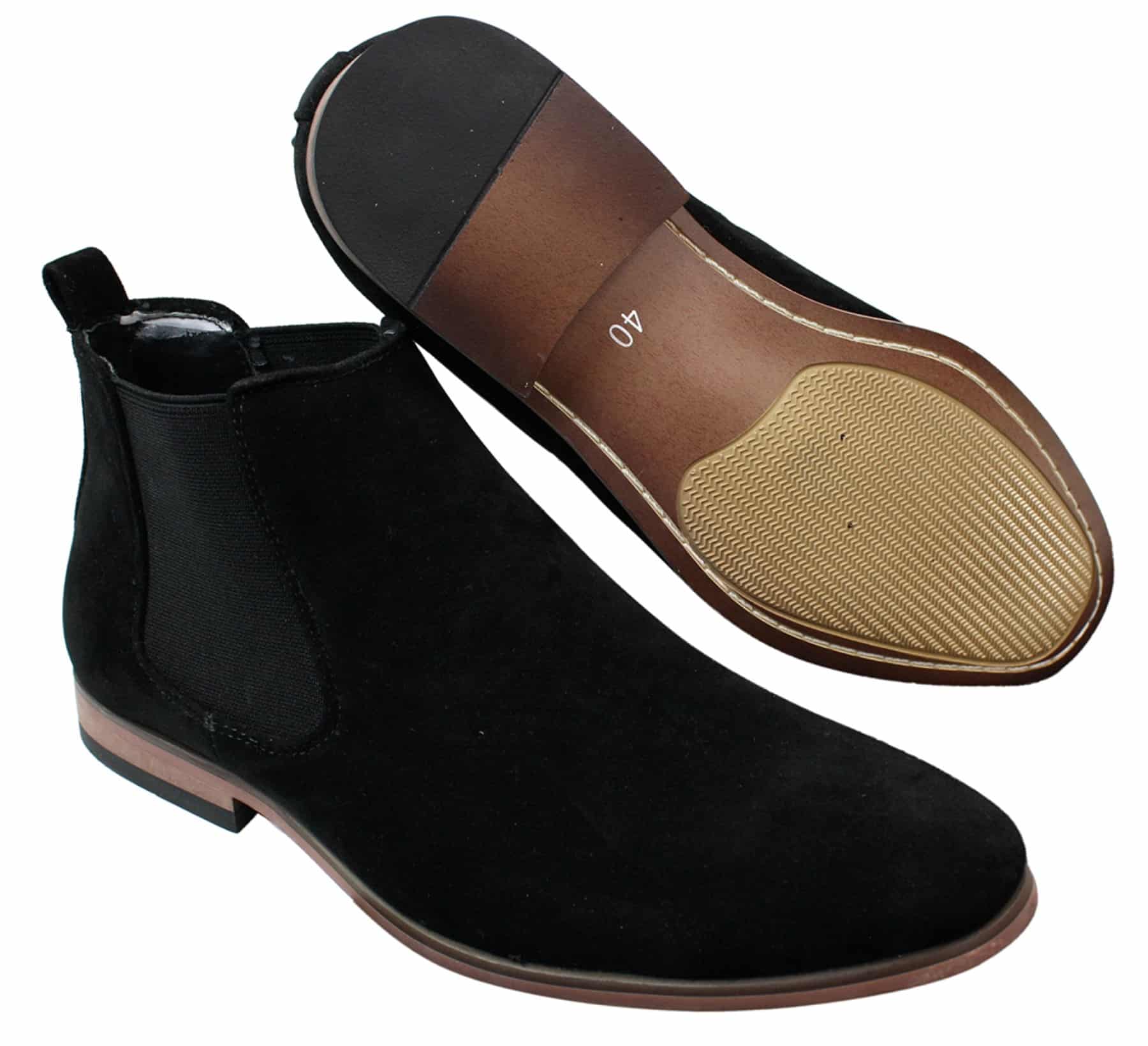 Ανδρικά Ιταλικά Σουέτ Μπότες Slip On από την Desert Chelsea, Έξυπνες και Καθημερινές Μπότες