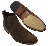 Ανδρικά Ιταλικά Σουέτ Μπότες Slip On από την Desert Chelsea, Έξυπνες και Καθημερινές Μπότες