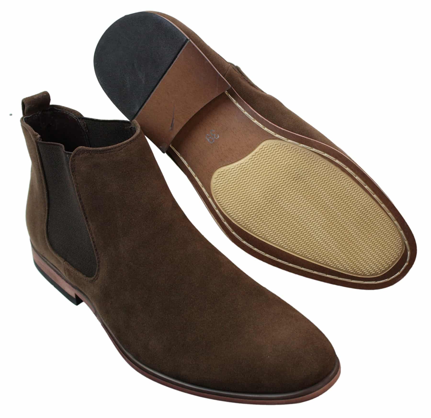 Ανδρικά Ιταλικά Σουέτ Μπότες Slip On από την Desert Chelsea, Έξυπνες και Καθημερινές Μπότες