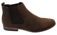 Ανδρικά Ιταλικά Σουέτ Μπότες Slip On από την Desert Chelsea, Έξυπνες και Καθημερινές Μπότες