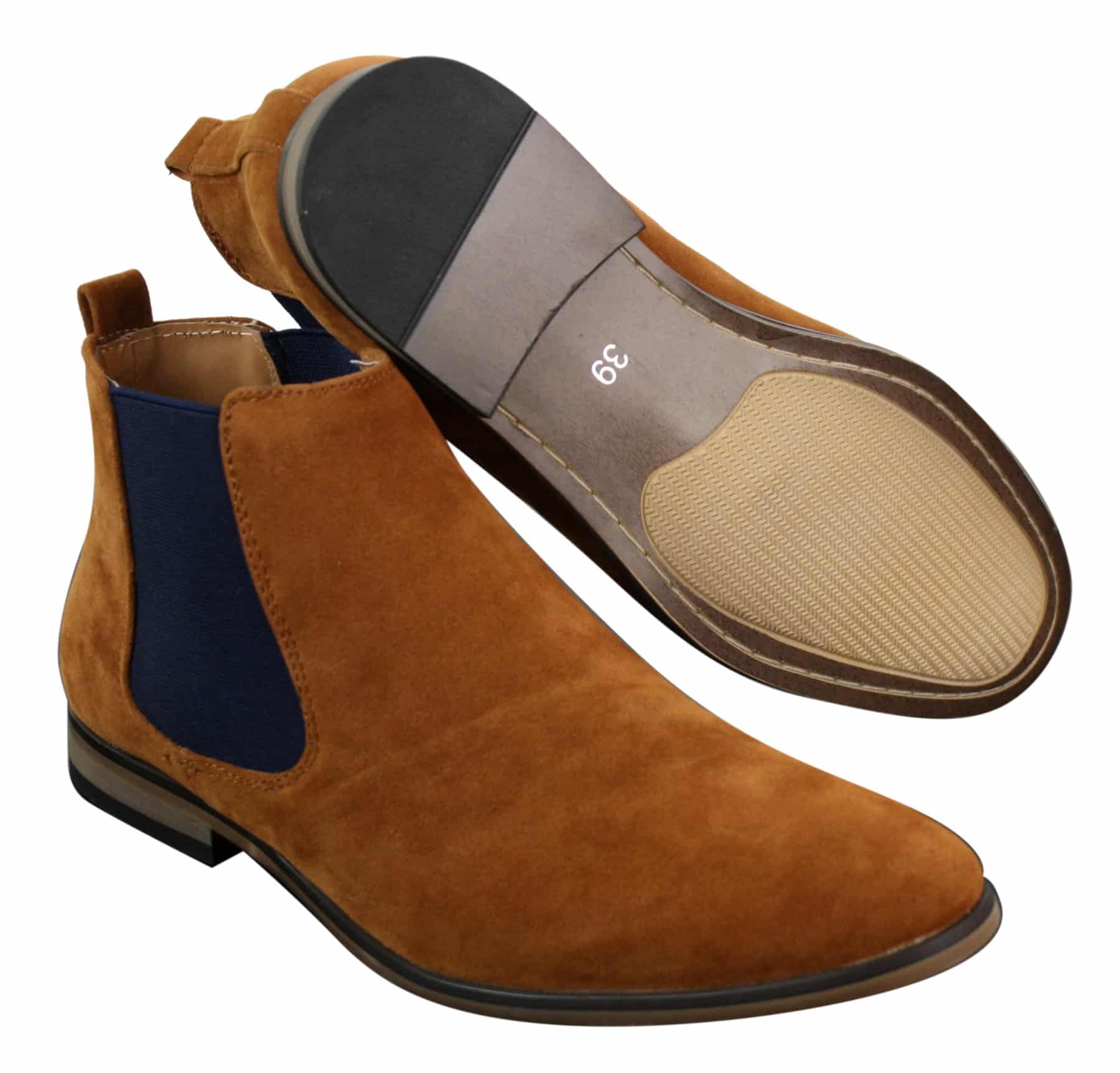 Ανδρικά Ιταλικά Σουέτ Μπότες Slip On από την Desert Chelsea, Έξυπνες και Καθημερινές Μπότες