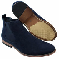 Ανδρικά Ιταλικά Σουέτ Μπότες Slip On από την Desert Chelsea, Έξυπνες και Καθημερινές Μπότες