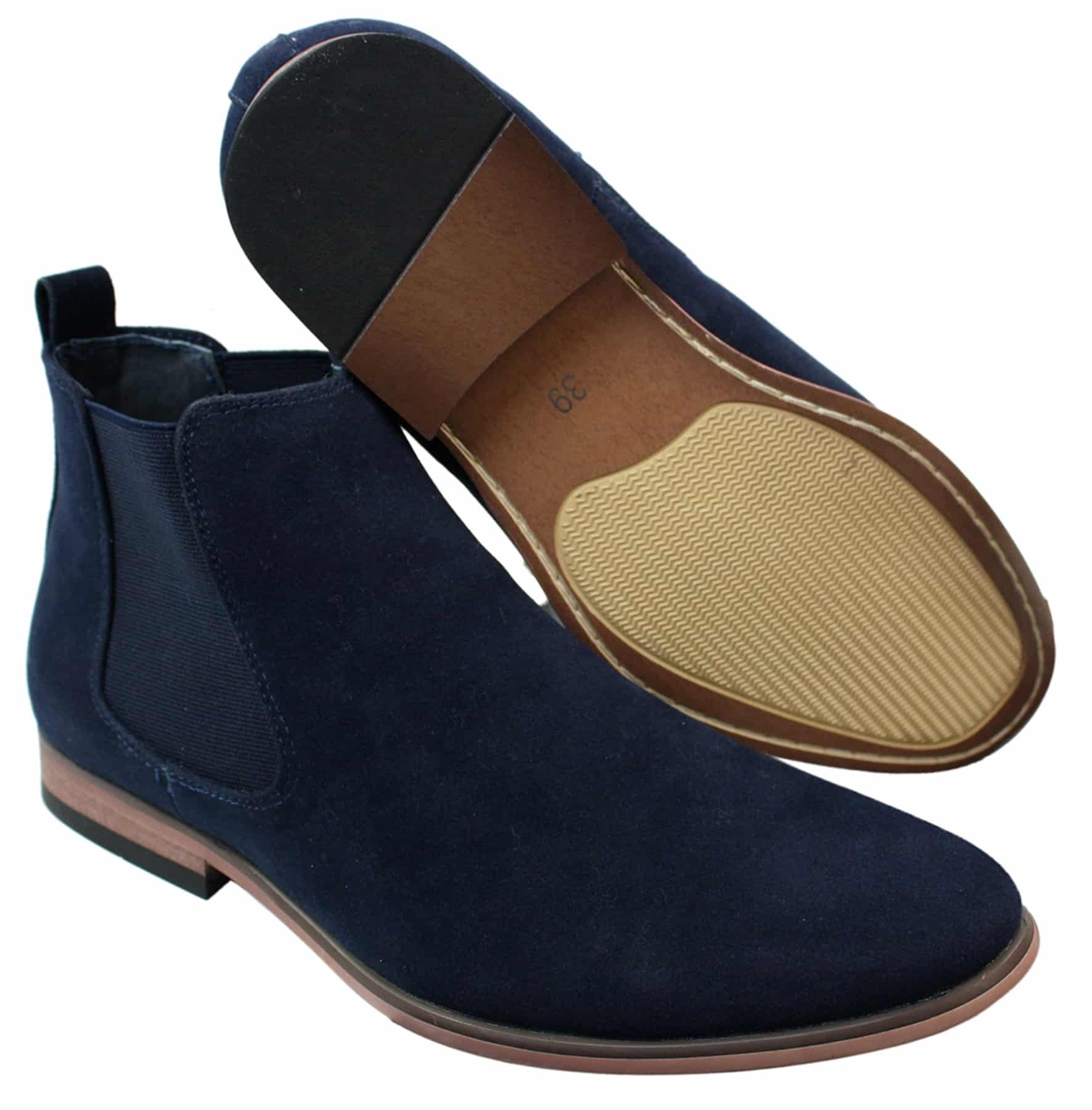 Ανδρικά Ιταλικά Σουέτ Μπότες Slip On από την Desert Chelsea, Έξυπνες και Καθημερινές Μπότες