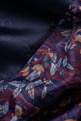 Ανδρικό τουίντ λαδί καρό κοστούμι