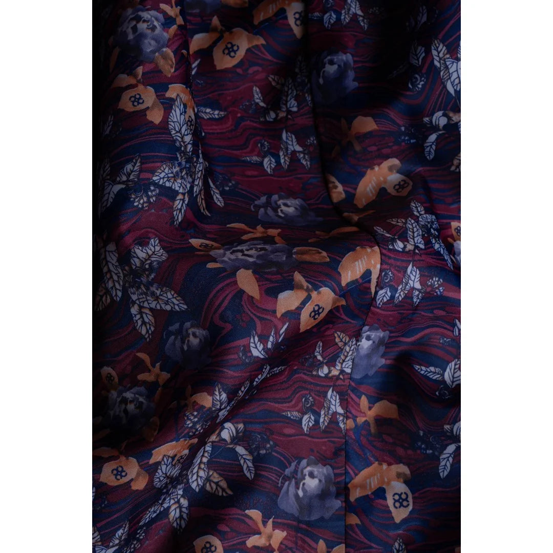 Gaston - Ανδρικό Γιλέκο από Τουίντ σε Λαδί Καρό Χρώμα