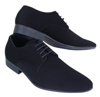 Ανδρικά μαύρα παπούτσια από σουέτ PU Nubuck