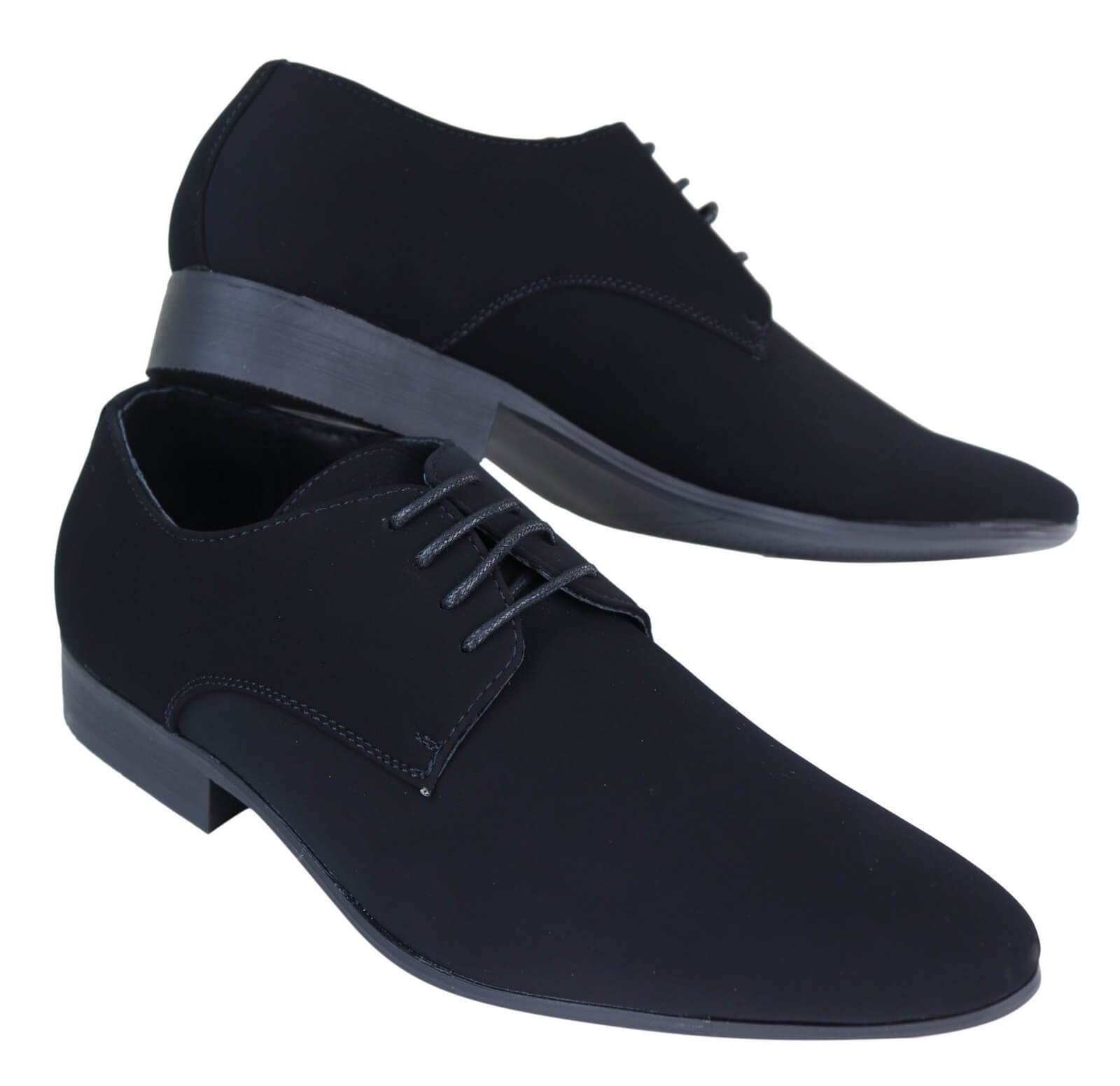 Ανδρικά μαύρα παπούτσια από σουέτ PU Nubuck