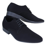 Ανδρικά μαύρα παπούτσια από σουέτ PU Nubuck