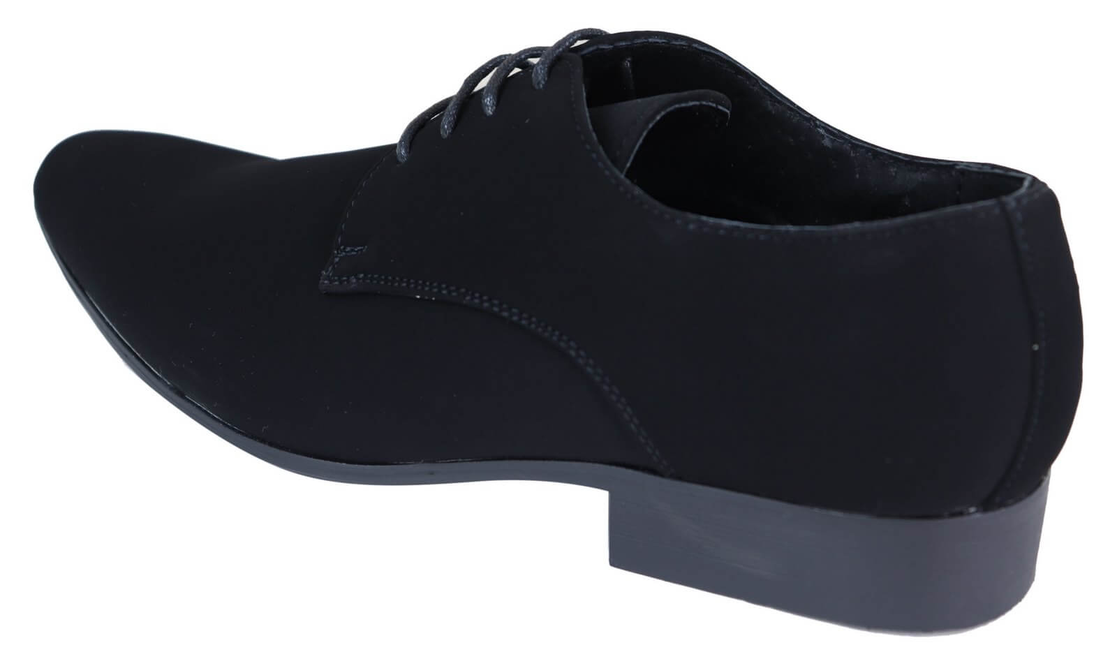 Ανδρικά μαύρα παπούτσια από σουέτ PU Nubuck