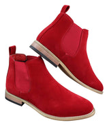 Ανδρικά Ιταλικά Σουέτ Μπότες Slip On από την Desert Chelsea, Έξυπνες και Καθημερινές Μπότες