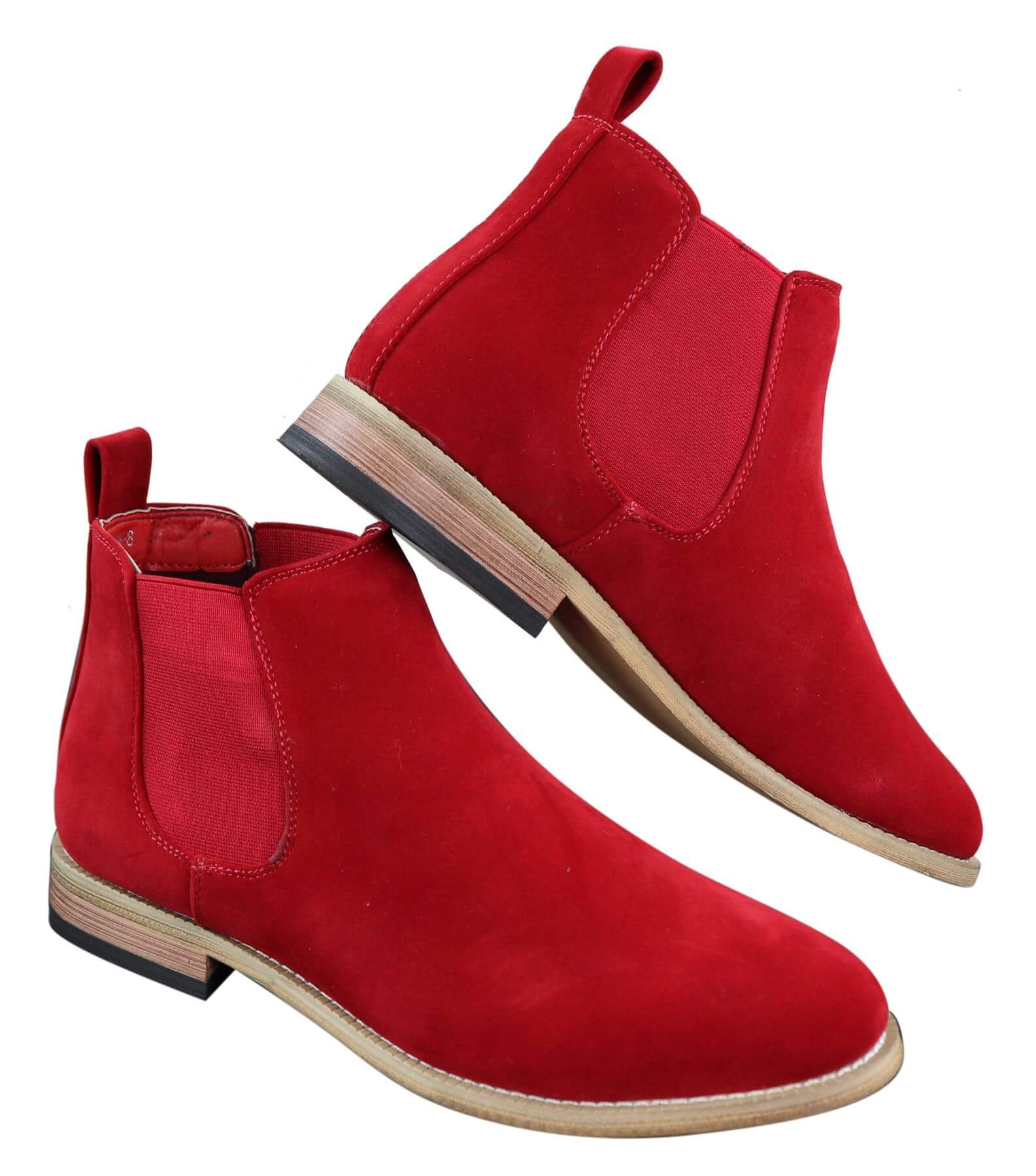 Ανδρικά Ιταλικά Σουέτ Μπότες Slip On από την Desert Chelsea, Έξυπνες και Καθημερινές Μπότες