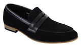 Ανδρικά σουέτ μοκασίνια με slip-on, κομψά, casual, ιταλικά επώνυμα παπούτσια