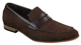Ανδρικά σουέτ μοκασίνια με slip-on, κομψά, casual, ιταλικά επώνυμα παπούτσια