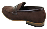 Ανδρικά σουέτ μοκασίνια με slip-on, κομψά, casual, ιταλικά επώνυμα παπούτσια