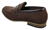 Ανδρικά σουέτ μοκασίνια με slip-on, κομψά, casual, ιταλικά επώνυμα παπούτσια