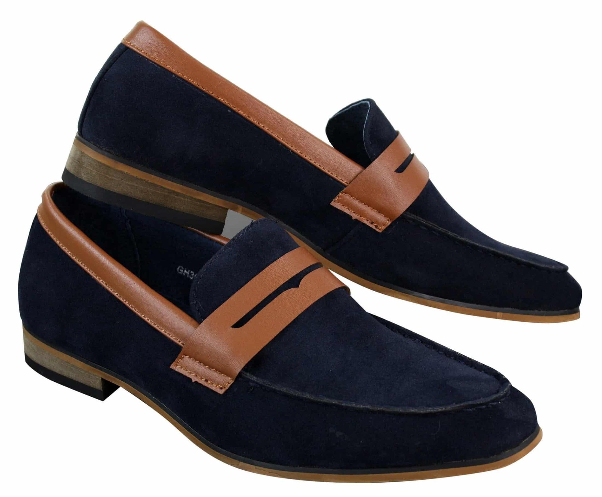 Ανδρικά σουέτ μοκασίνια με slip-on, κομψά, casual, ιταλικά επώνυμα παπούτσια