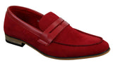 Ανδρικά σουέτ μοκασίνια με slip-on, κομψά, casual, ιταλικά επώνυμα παπούτσια