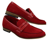 Ανδρικά σουέτ μοκασίνια με slip-on, κομψά, casual, ιταλικά επώνυμα παπούτσια