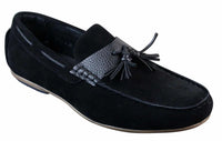 Ανδρικά Slip-on Δερμάτινα Παπούτσια Οδήγησης με Εσωτερική Πόρπη PU, Σατέν, Έξυπνα, Casual Loafers