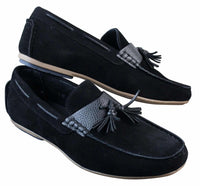 Ανδρικά Slip-on Δερμάτινα Παπούτσια Οδήγησης με Εσωτερική Πόρπη PU, Σατέν, Έξυπνα, Casual Loafers