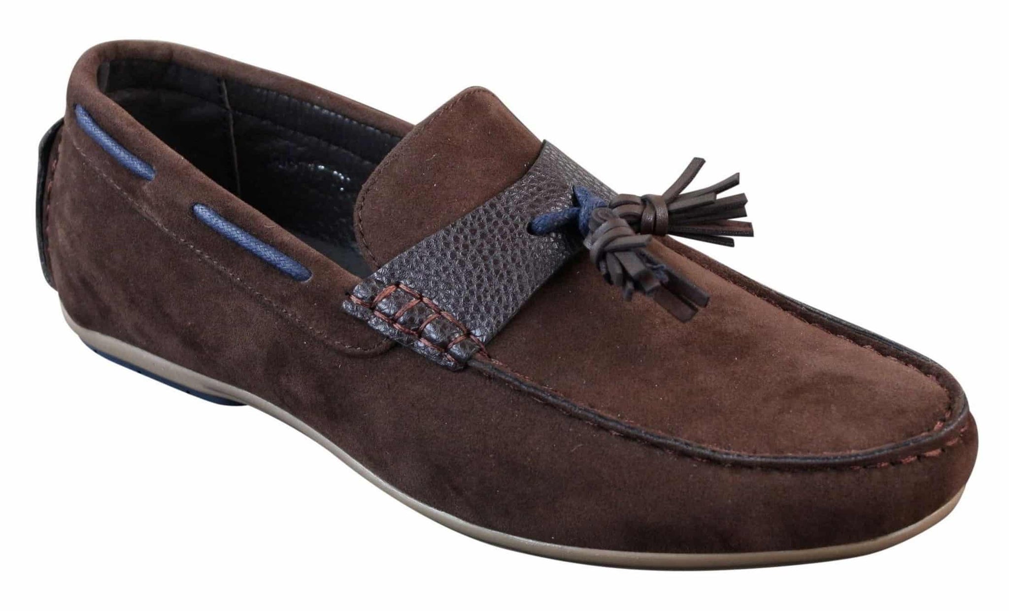 Ανδρικά Slip-on Δερμάτινα Παπούτσια Οδήγησης με Εσωτερική Πόρπη PU, Σατέν, Έξυπνα, Casual Loafers
