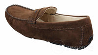 Ανδρικά Slip On Δερμάτινα Παπούτσια Μοκασίνια από Σουέτ, Έξυπνα Καθημερινά, Καφέ Μπεζ