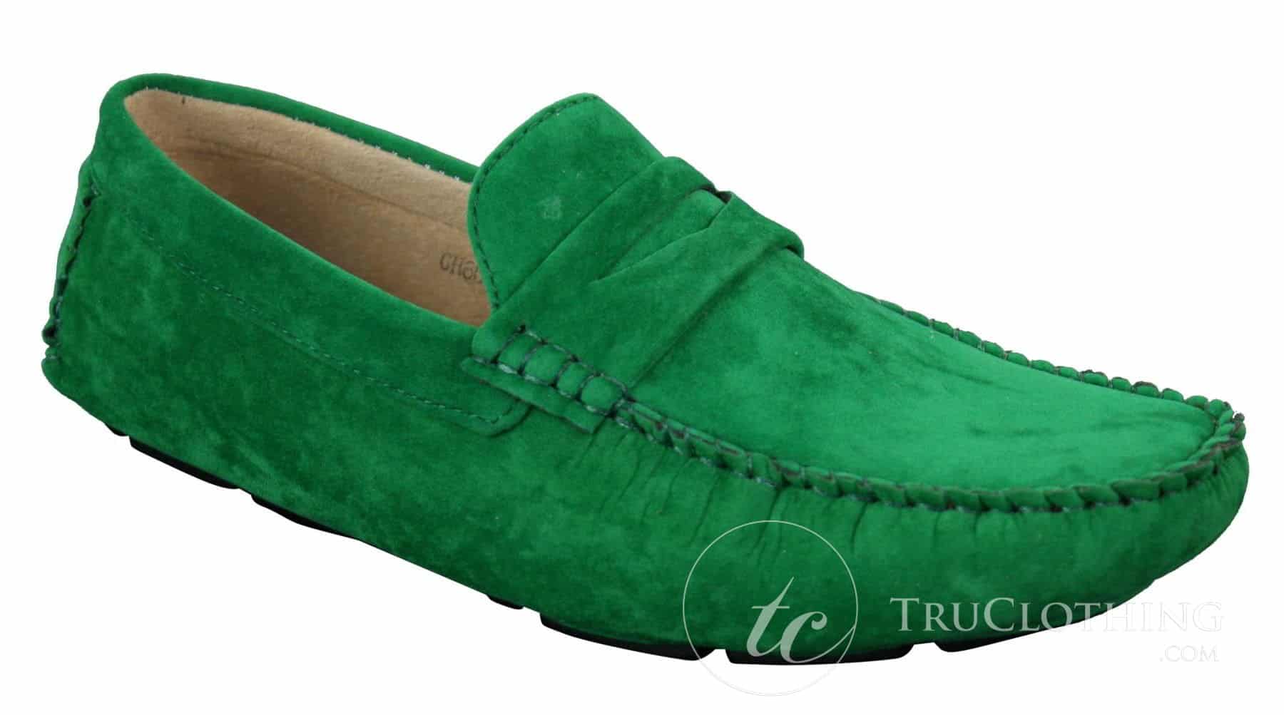 Ανδρικά Slip On Δερμάτινα Παπούτσια Μοκασίνια από Σουέτ, Έξυπνα Καθημερινά, Καφέ Μπεζ