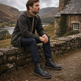 Glasgow GTX C3 - Ανδρικά Μαύρα Αδιάβροχα Δερμάτινα Μπότες Αστραγάλου