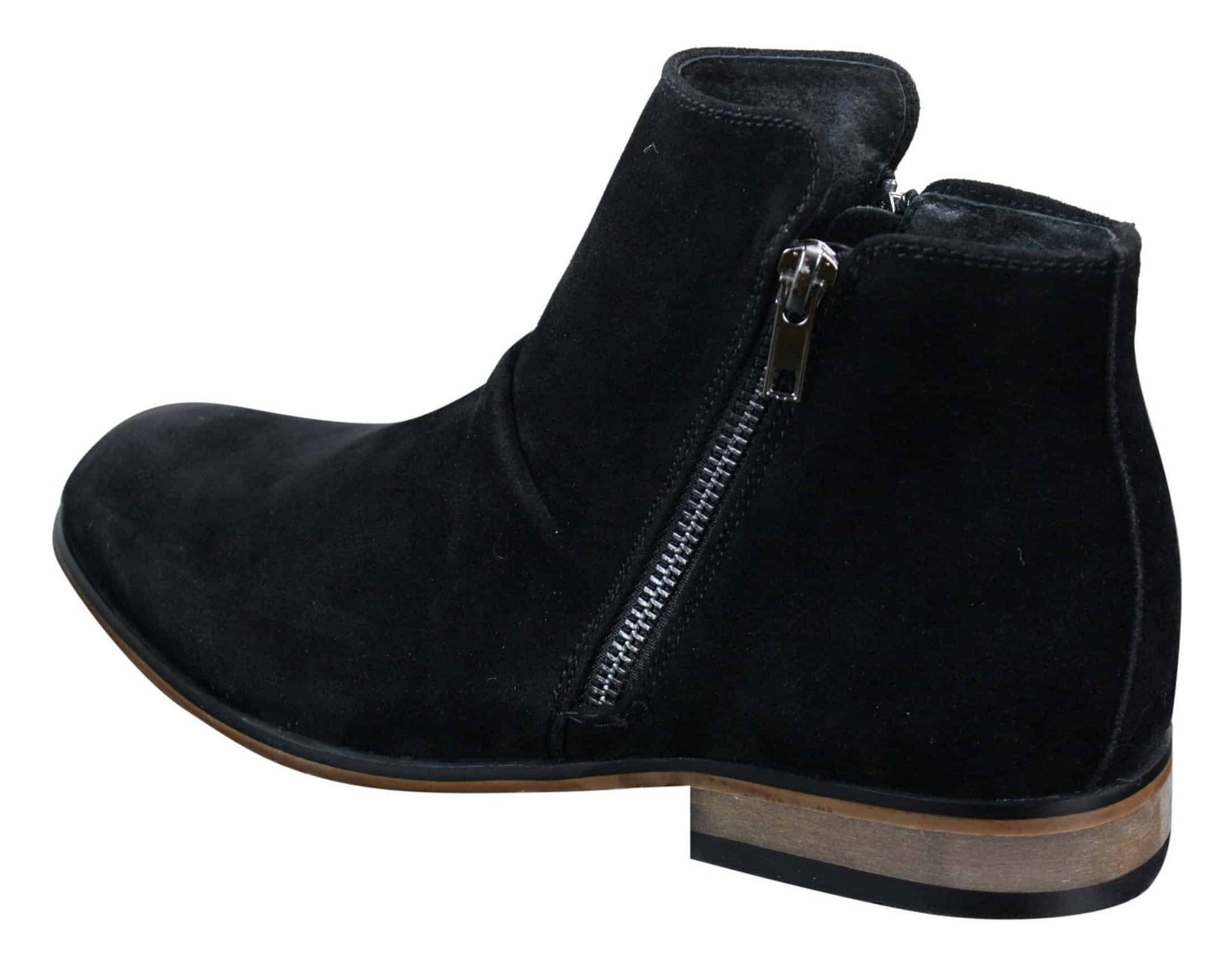 Ανδρικά Ιταλικά Σουέτ Μπότες με Φερμουάρ και Σλιπ από Έξυπνο Καθημερινό Desert Chelsea