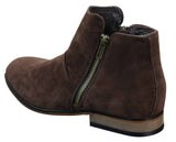 Ανδρικά Ιταλικά Σουέτ Μπότες με Φερμουάρ και Σλιπ από Έξυπνο Καθημερινό Desert Chelsea