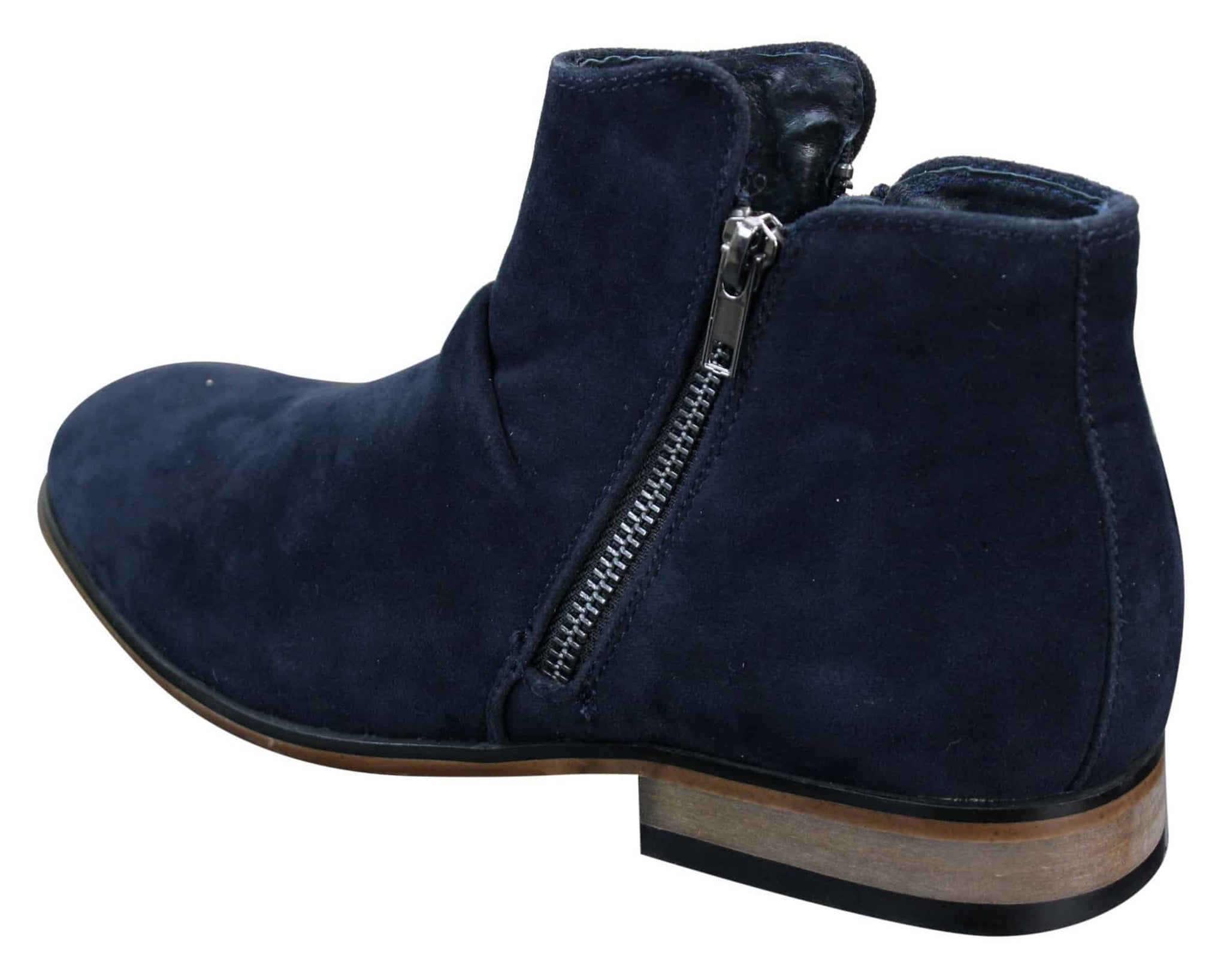 Ανδρικά Ιταλικά Σουέτ Μπότες με Φερμουάρ και Σλιπ από Έξυπνο Καθημερινό Desert Chelsea