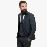 Happy Gentleman GRINGO Γκρι Μάλλινο Κοστούμι 3 Τεμαχίων