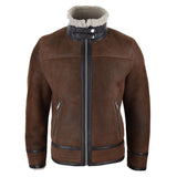 Ανδρικό μπουφάν Sherling Sheepskin Zip Pilot Flying Jacket WW2