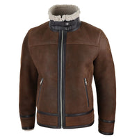 Ανδρικό μπουφάν Sherling Sheepskin Zip Pilot Flying Jacket WW2