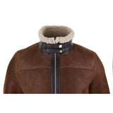 Ανδρικό μπουφάν Sherling Sheepskin Zip Pilot Flying Jacket WW2
