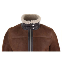 Ανδρικό μπουφάν Sherling Sheepskin Zip Pilot Flying Jacket WW2