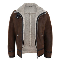 Ανδρικό μπουφάν Sherling Sheepskin Zip Pilot Flying Jacket WW2