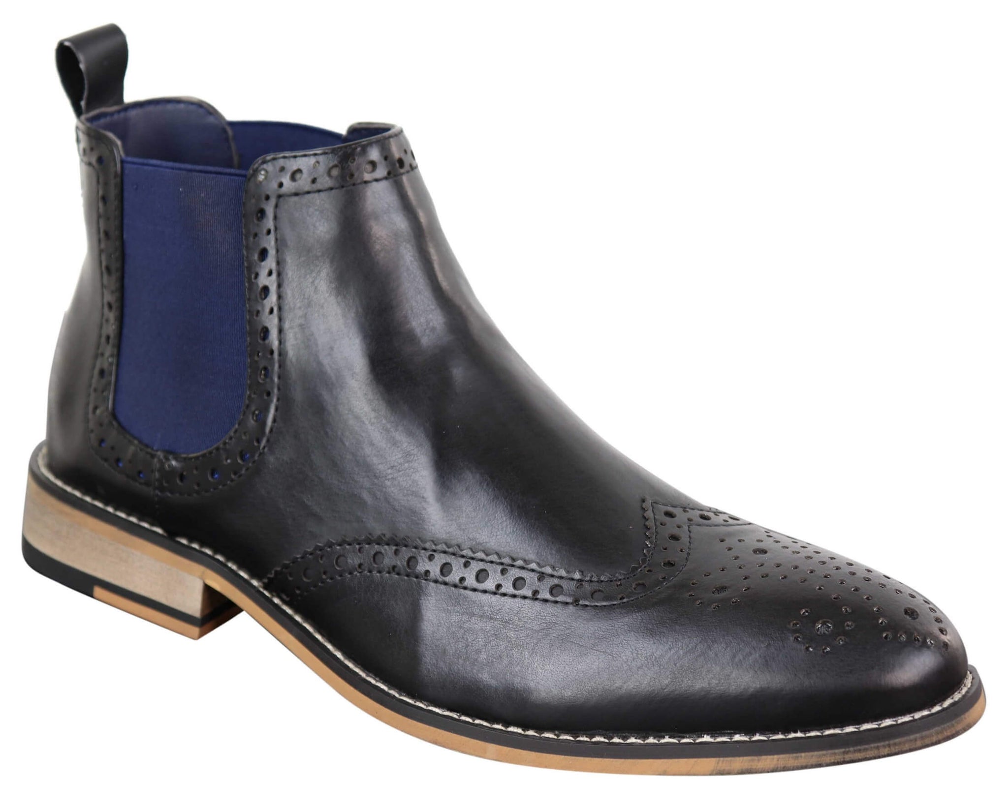 Ανδρικές μαύρες ή καφέ μπότες Chealse Slip-on - Cavani Hound