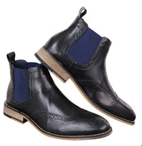 Ανδρικές μαύρες ή καφέ μπότες Chealse Slip-on - Cavani Hound
