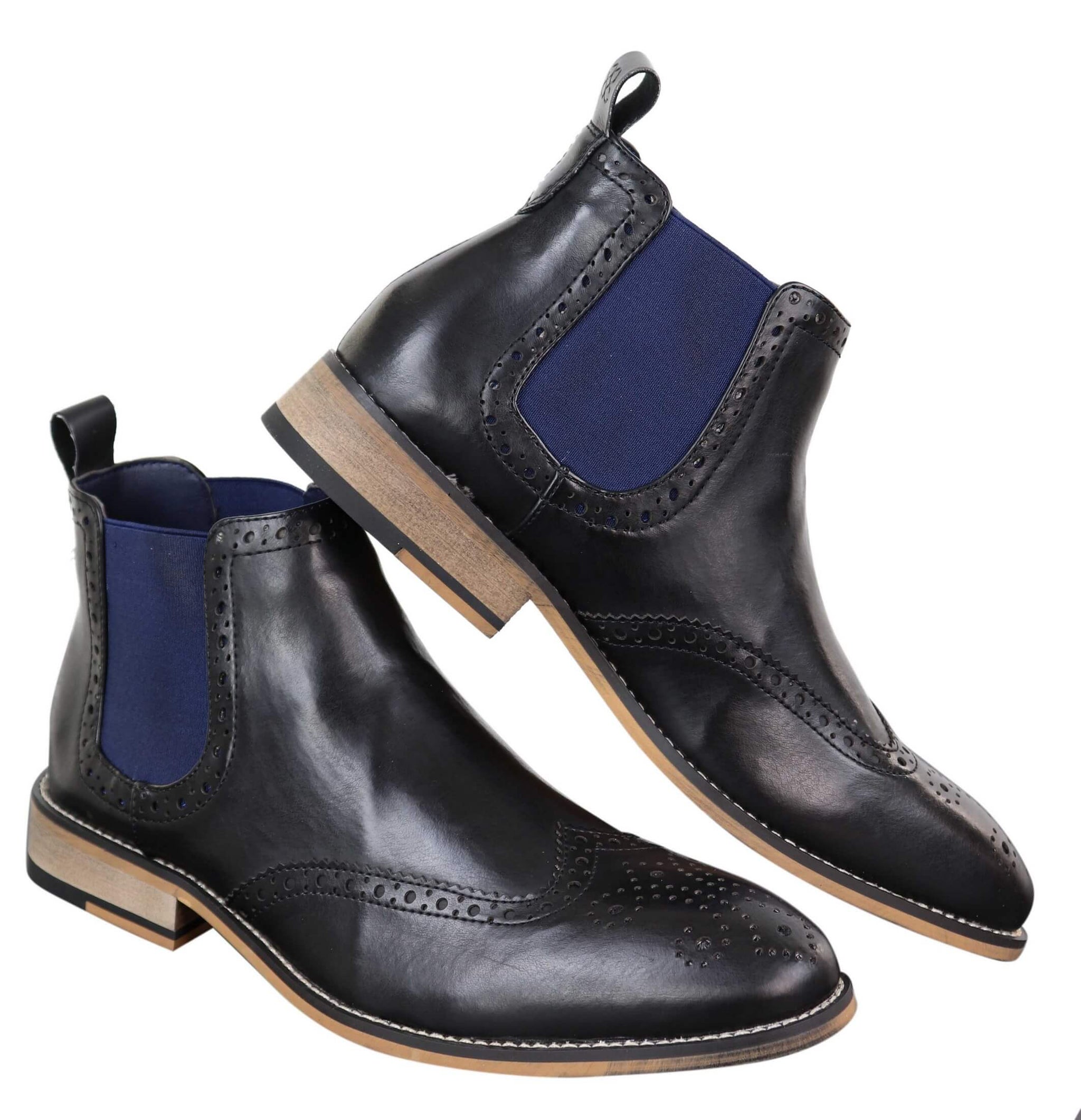 Ανδρικές μαύρες ή καφέ μπότες Chealse Slip-on - Cavani Hound