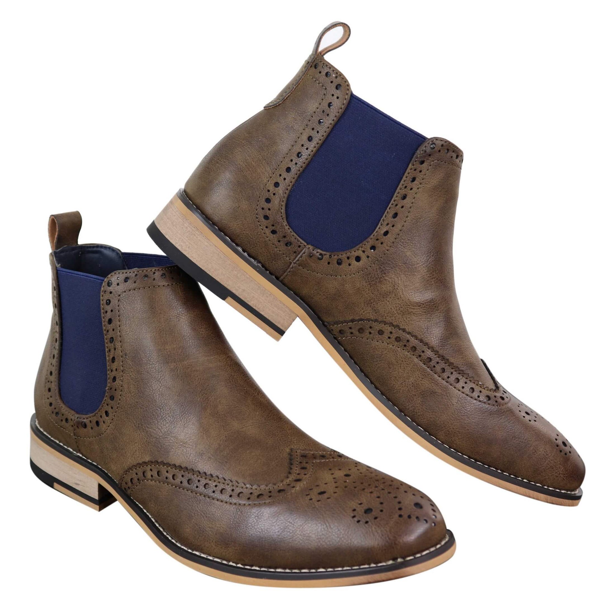Ανδρικές μαύρες ή καφέ μπότες Chealse Slip-on - Cavani Hound