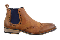 Ανδρικές μαύρες ή καφέ μπότες Chealse Slip-on - Cavani Hound
