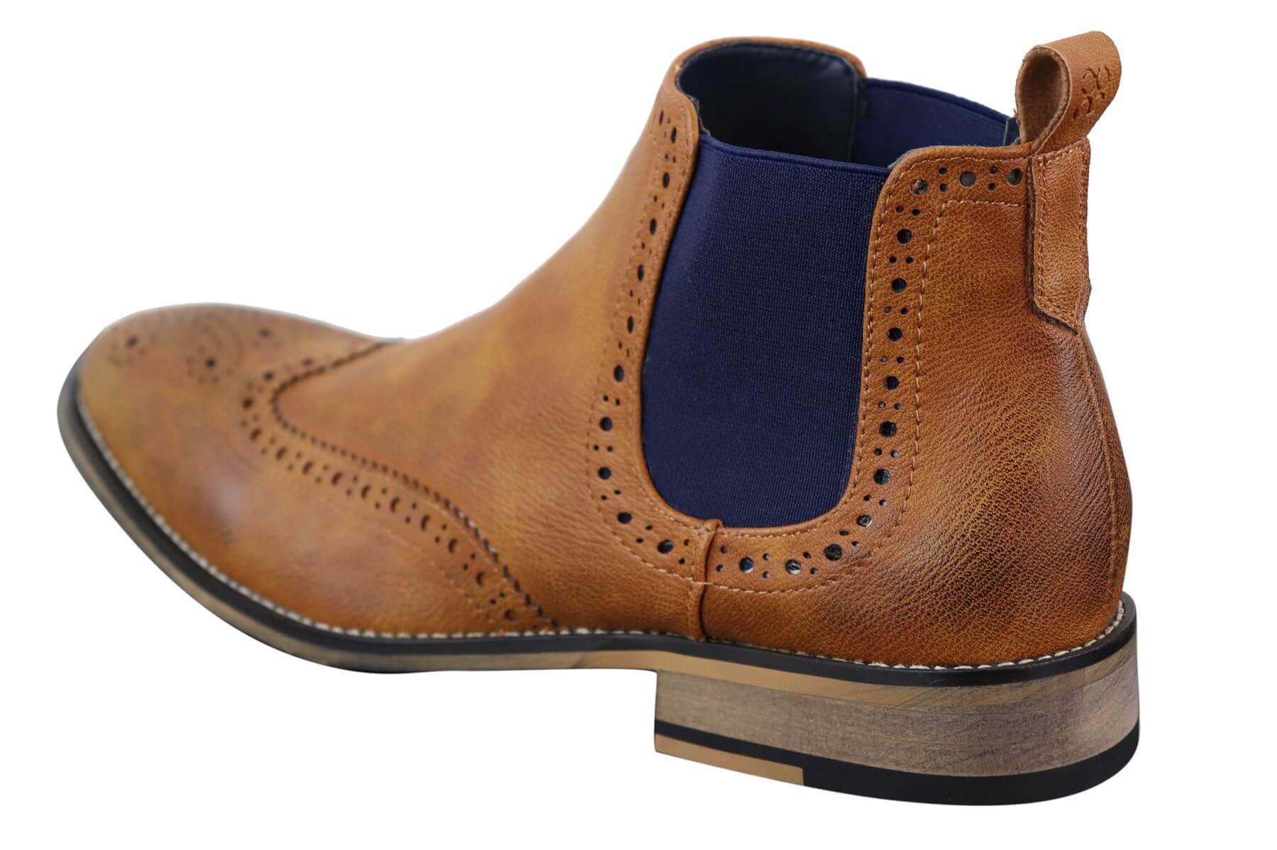Ανδρικές μαύρες ή καφέ μπότες Chealse Slip-on - Cavani Hound