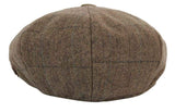 Ανδρικό καπέλο Peaky Blinders με καρό τουίντ