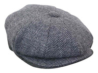 HT6316 - Ανδρικό Καπέλο Peaky Blinders από τουίντ ψαροκόκαλο