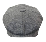 HT6364 - Ανδρικό Καπέλο Newsboy Peaky Blinders από τουίντ ψαροκόκαλο