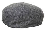 HT6364 - Ανδρικό Καπέλο Newsboy Peaky Blinders από τουίντ ψαροκόκαλο