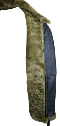 Ανδρικό καφέ μπουφάν RAF Sheepskin Flying Pilot Classic καφέ τζιν