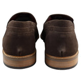 Ανδρικά μοκασίνια από γνήσιο σουέτ, slip-on, καφέ, κομψά, casual, κλασικά, άνετα, σε άνετη γραμμή