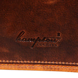 Τσάντα Ταχυδρόμου για Laptop από Γνήσιο Δέρμα - Έως 15" - Καφέ